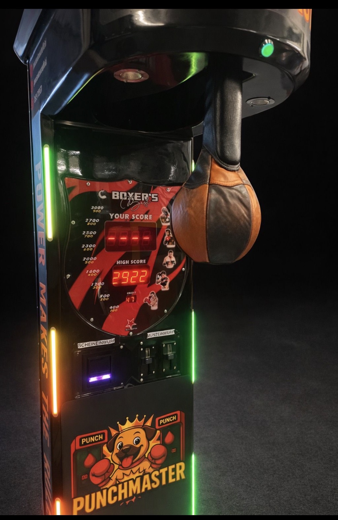 Boxbirne und LED-Beleuchtung